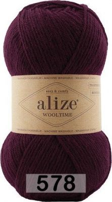 ALIZE WOOLTIME (578); 75% шерсть супервош, 25% полиамид; 100 г / 200 м